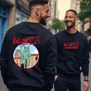 Blink-182 Bologna October 6 2023 Concert Sweatshirt  2 Sided